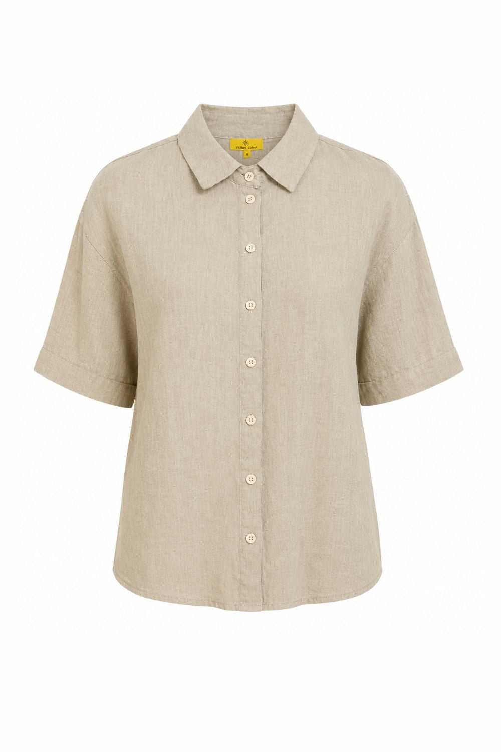BOXY LINEN BLOUSE