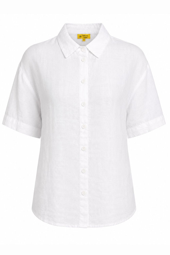 BOXY LINEN BLOUSE