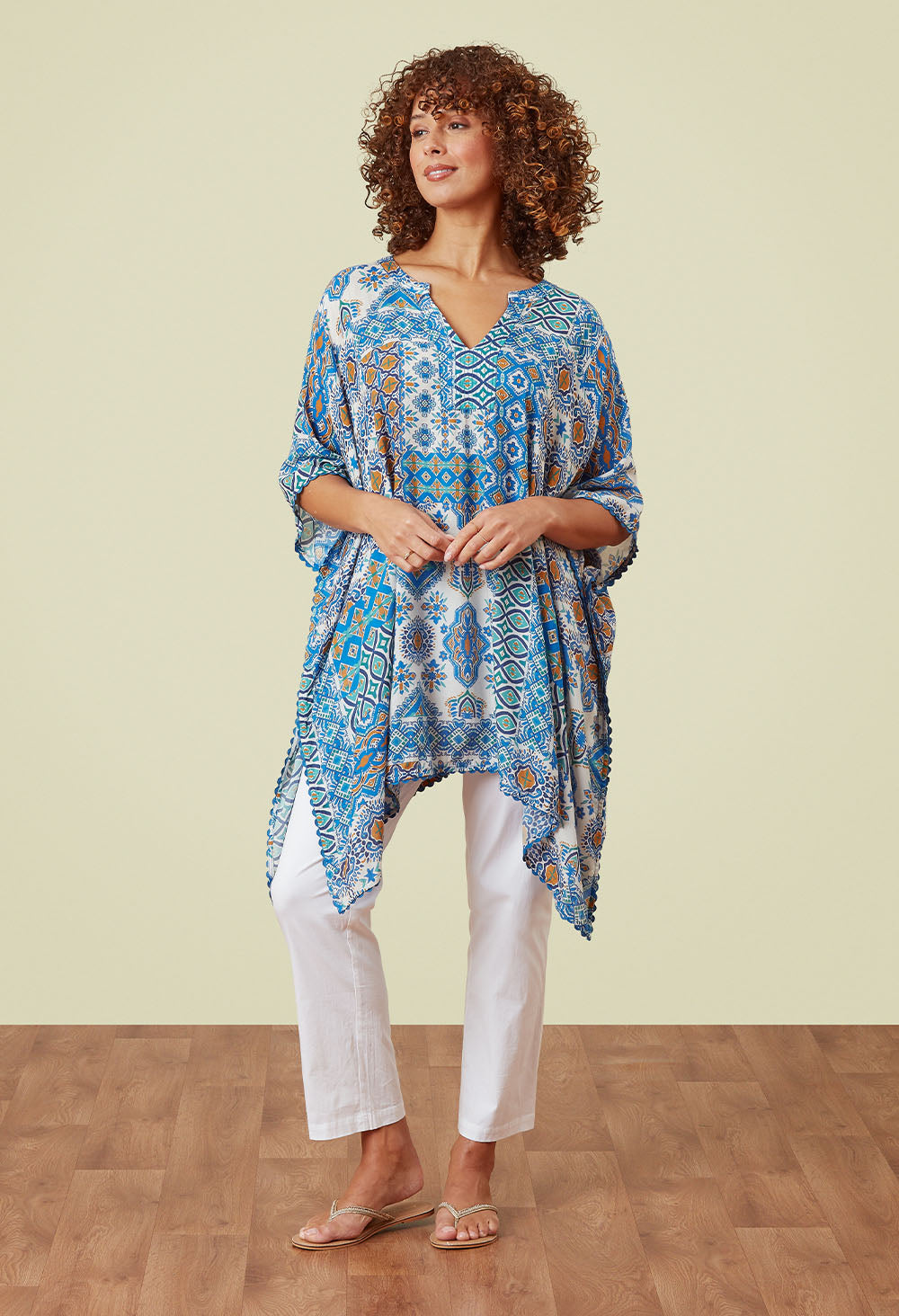 PORTO TILE KAFTAN