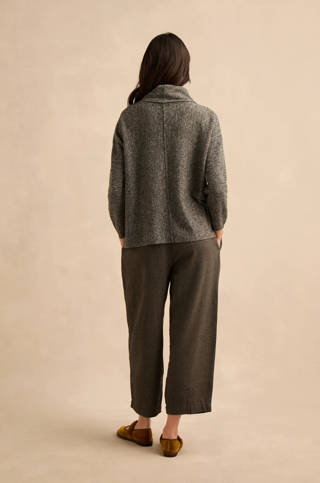 MERINA WOOL COWL NECK JUMPER