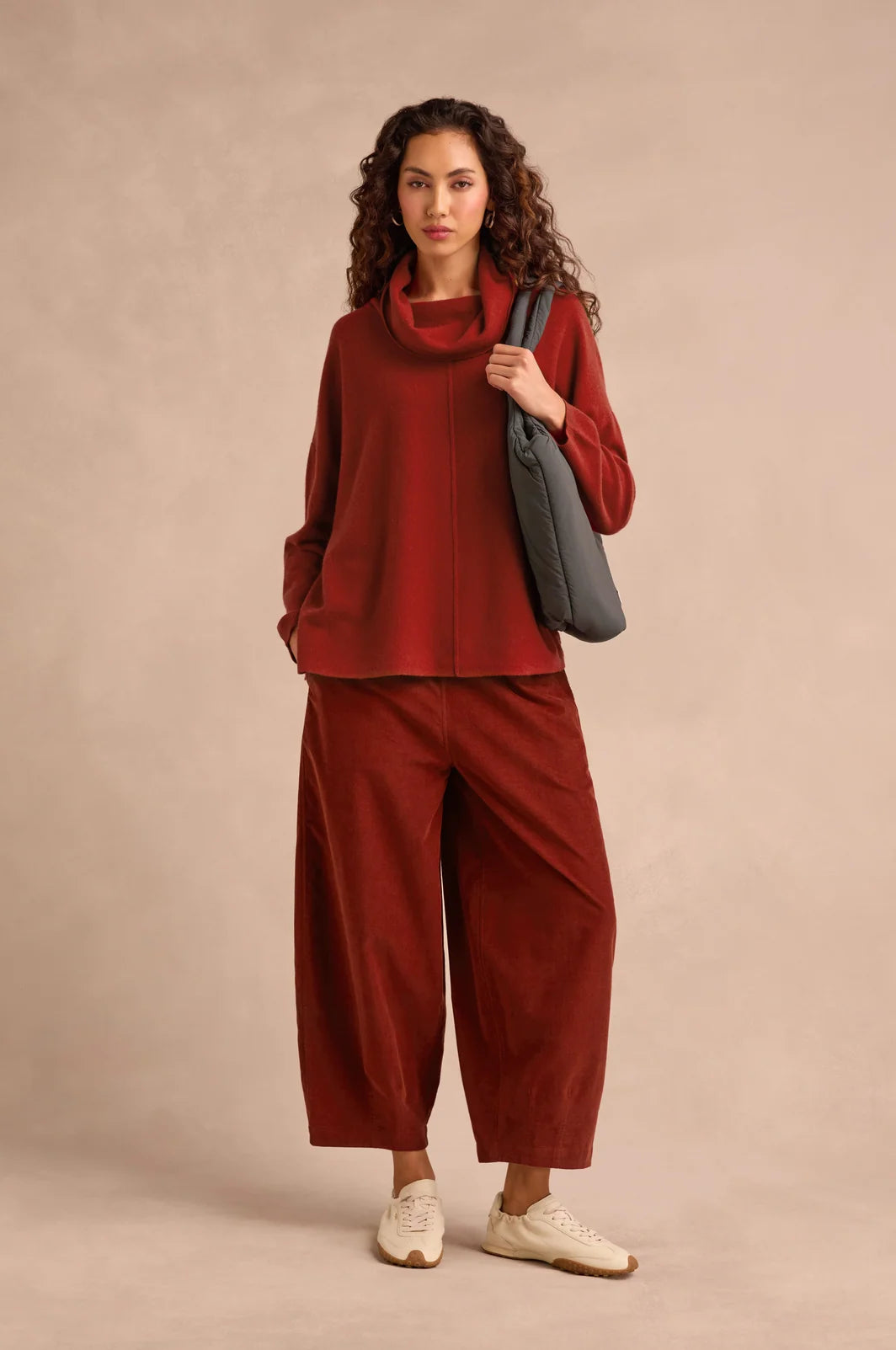 MERINA WOOL COWL NECK JUMPER