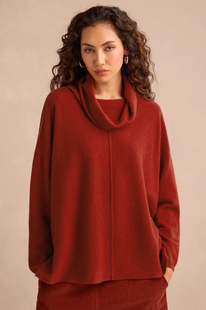 MERINA WOOL COWL NECK JUMPER