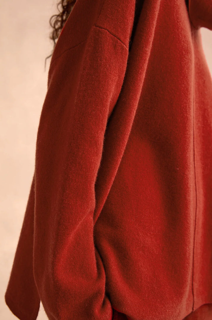 MERINA WOOL COWL NECK JUMPER