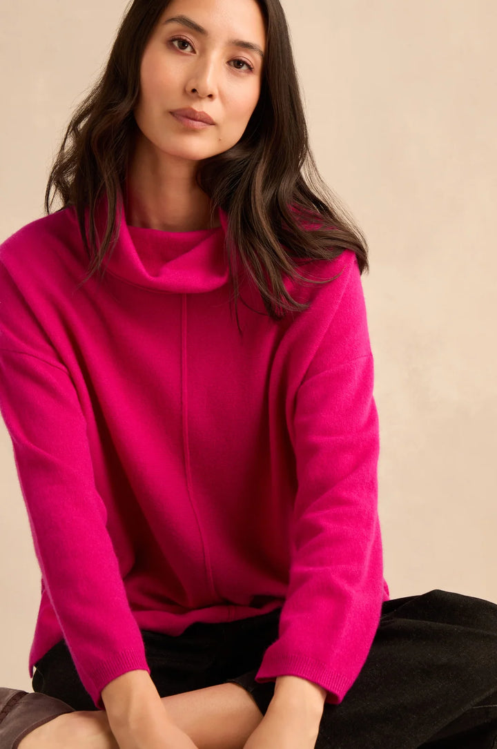 MERINA WOOL COWL NECK JUMPER