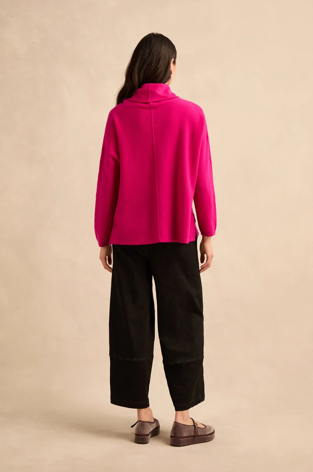 MERINA WOOL COWL NECK JUMPER