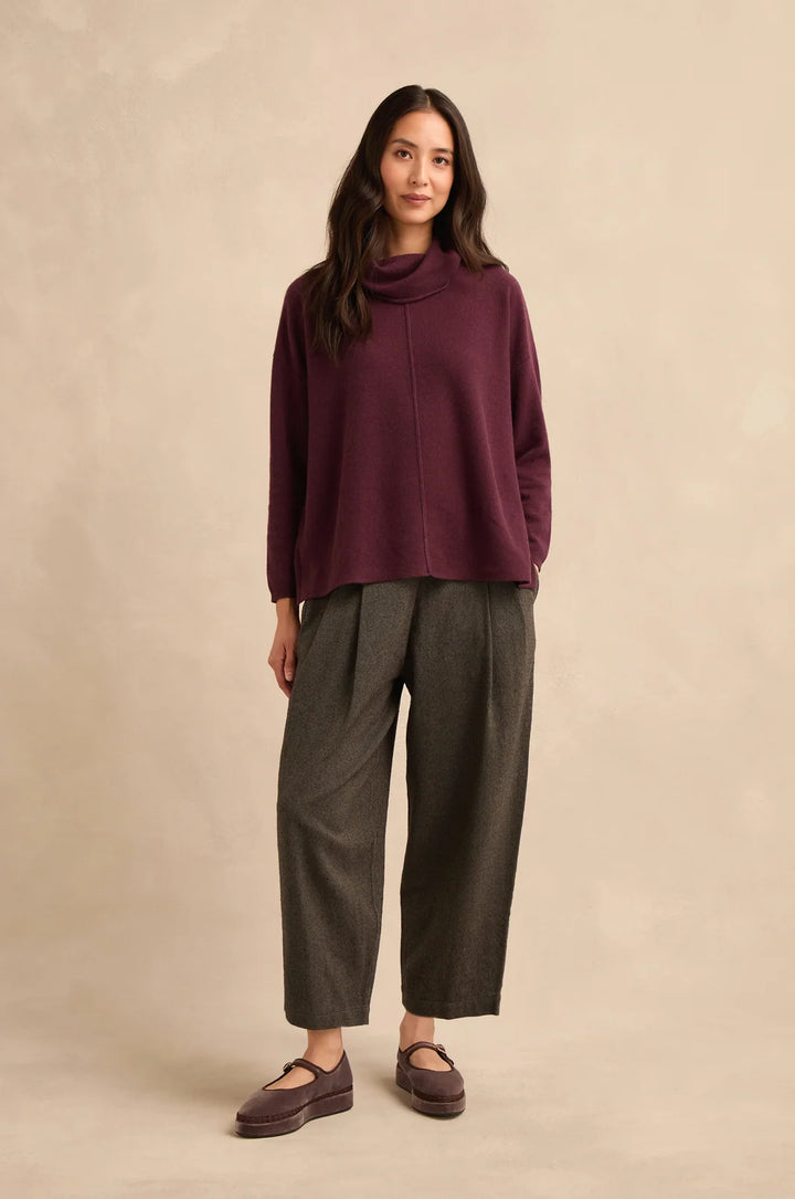 MERINA WOOL COWL NECK JUMPER