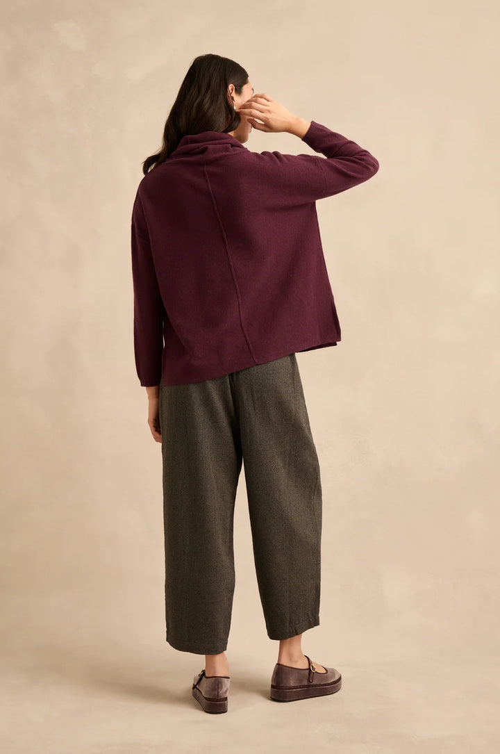 MERINA WOOL COWL NECK JUMPER