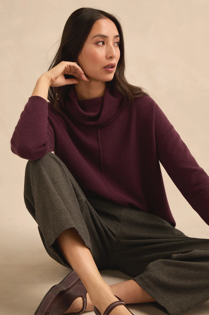 MERINA WOOL COWL NECK JUMPER