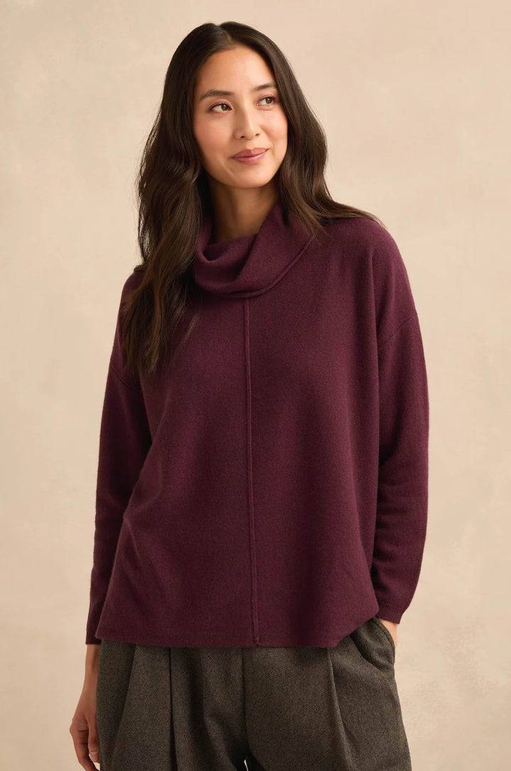 MERINA WOOL COWL NECK JUMPER