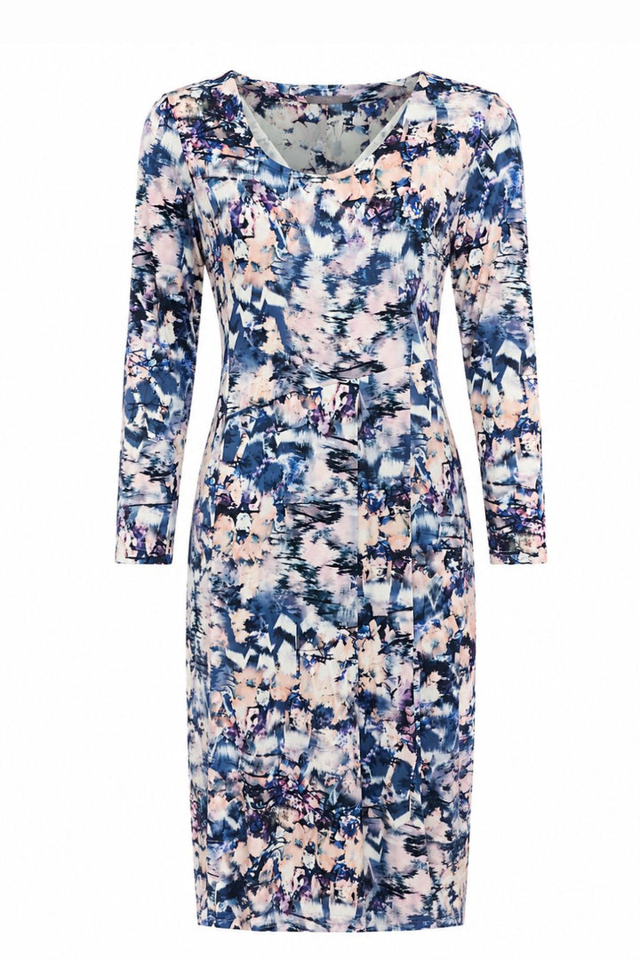 JAPANESE GARDEN JERSEY DRESS