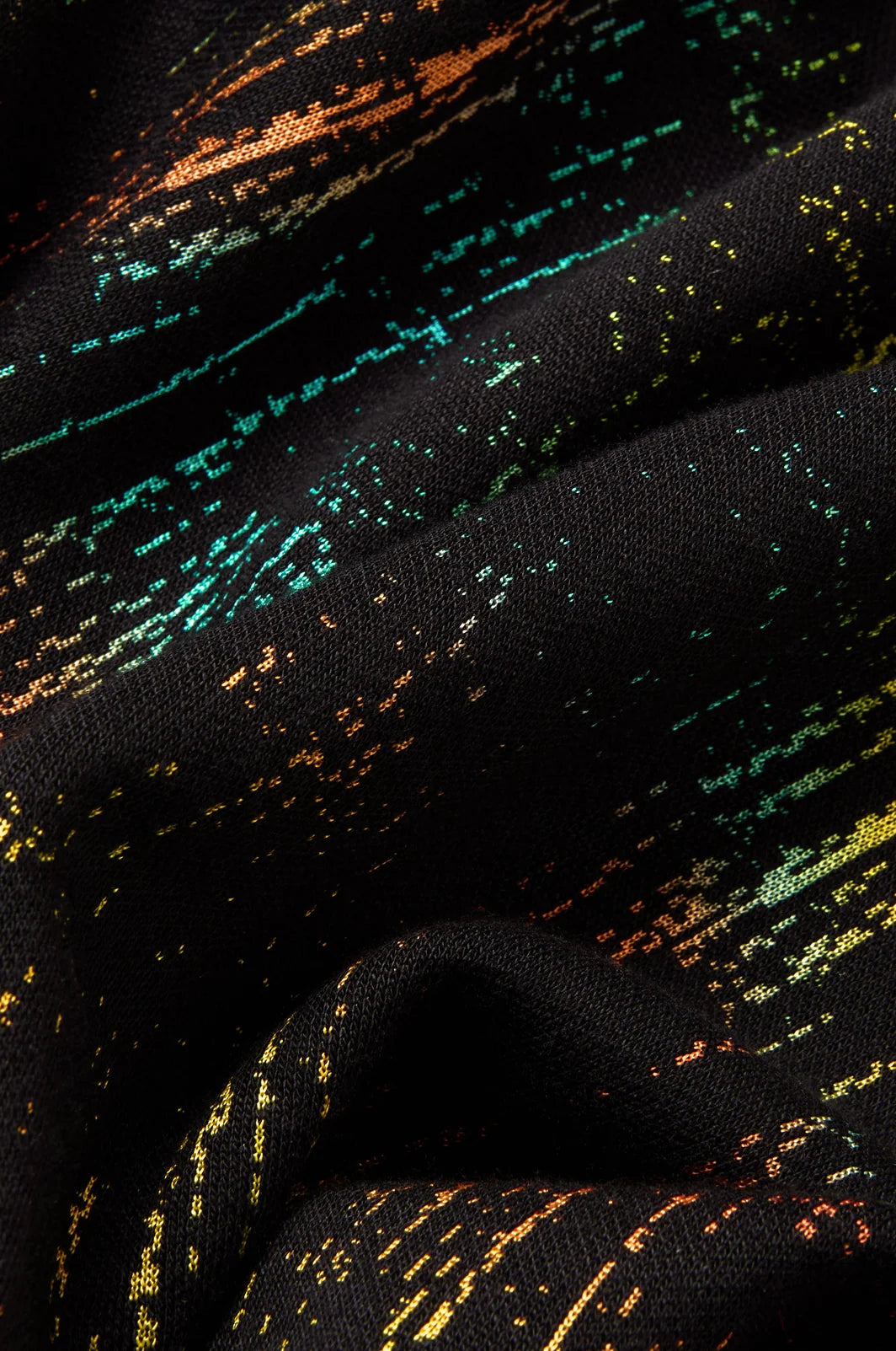 SPACE DYE JACQUARD JERSEY DRESS