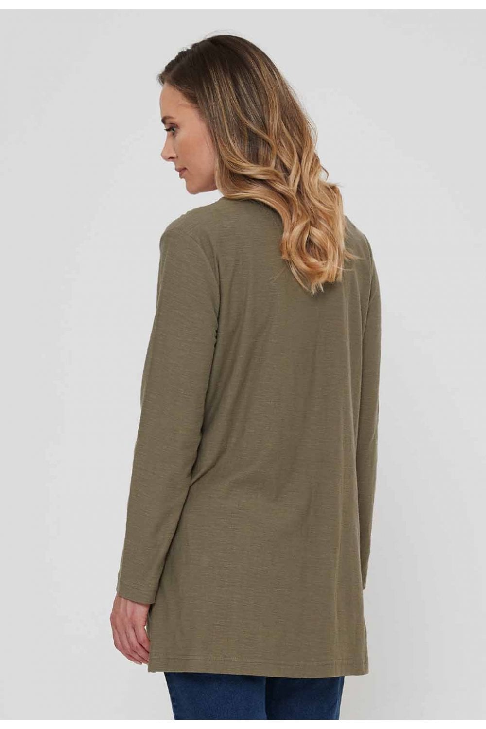 ALAIE TUNIC | COL=NAVY,PLUM,SAFFRON,SOFT OLIVE