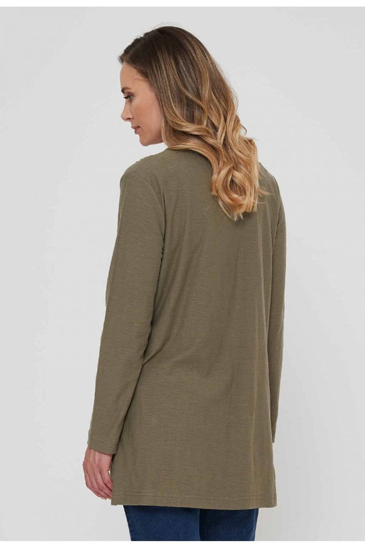 ALAIE TUNIC | COL=NAVY,PLUM,SAFFRON,SOFT OLIVE