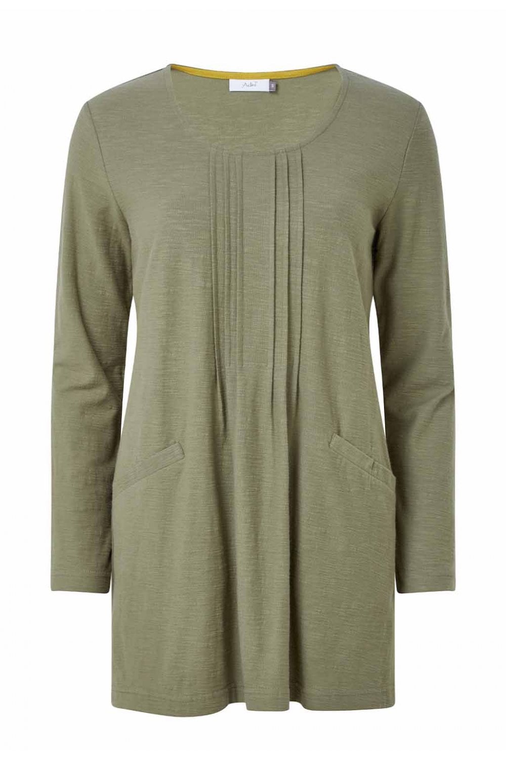 ALAIE TUNIC | COL=NAVY,PLUM,SAFFRON,SOFT OLIVE