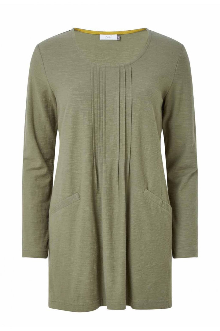 ALAIE TUNIC | COL=NAVY,PLUM,SAFFRON,SOFT OLIVE