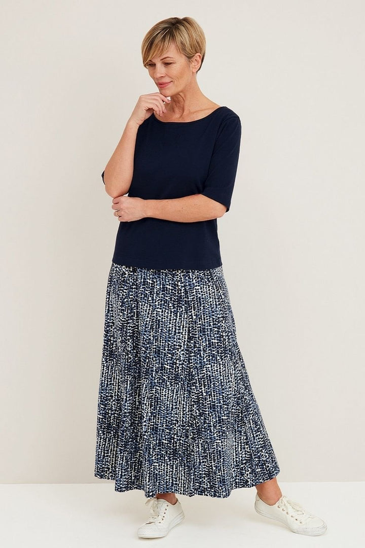 ALCOR SKIRT DOUBLE SPOT | COL=NAVY
