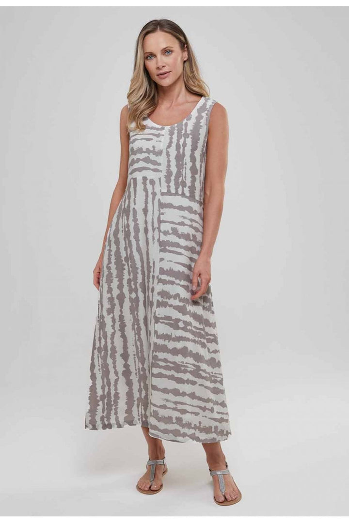ALESHA DRESS | COL=TAUPE