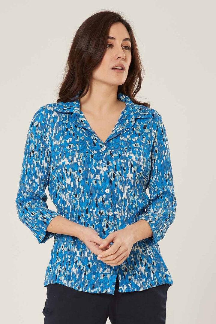 ALICE BLOUSE | COL=BLUE