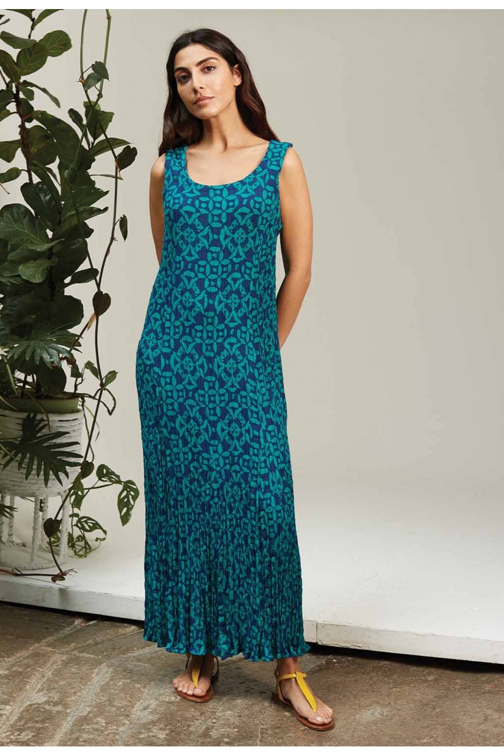 ALTAIR DRESS | COL=PEACOCK