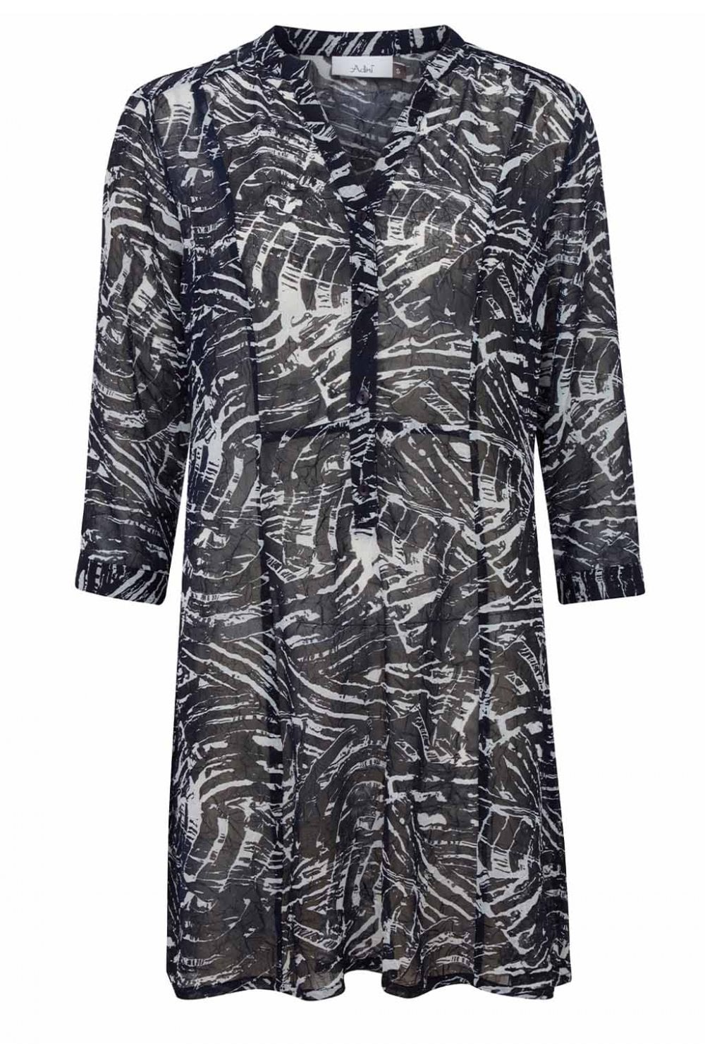 AMBER TUNIC | COL=NAVY