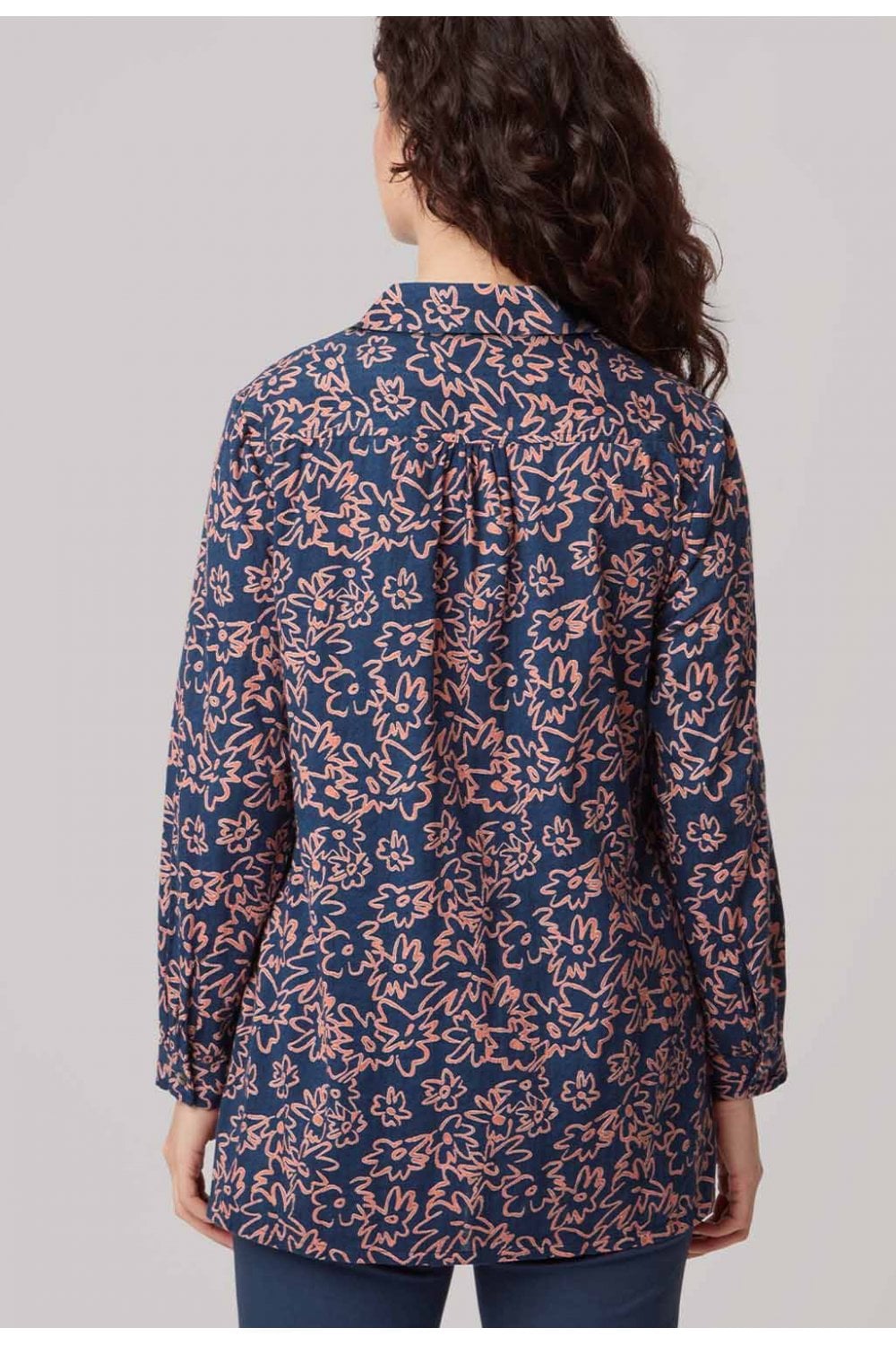 AMELIA  SHIRT | COL=NAVY