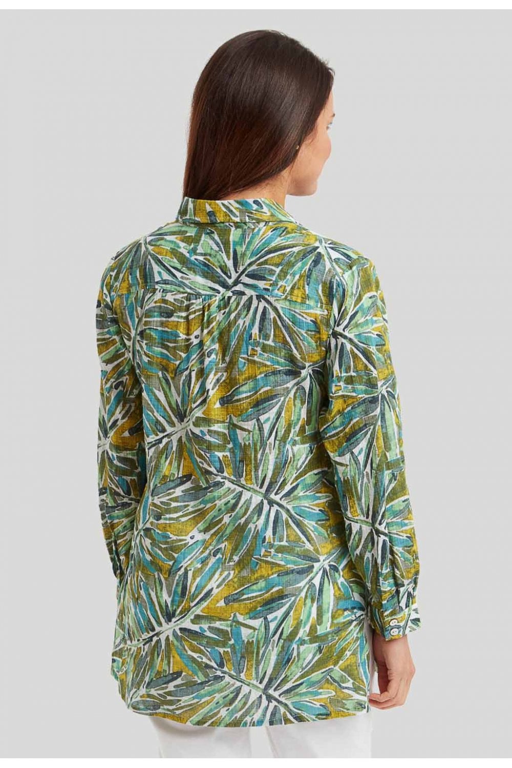 AMELIA TUNIC SHIRT | COL=GREEN