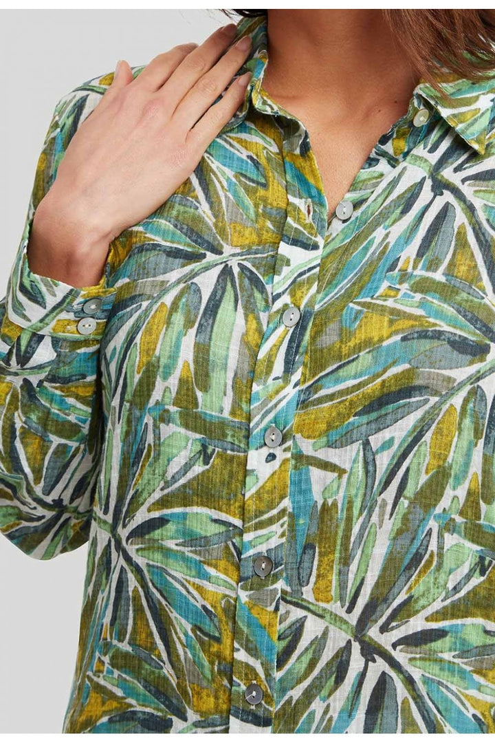 AMELIA TUNIC SHIRT | COL=GREEN