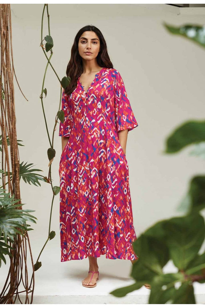 ANJA DRESS PARADISE PRINT | COL=MULTI