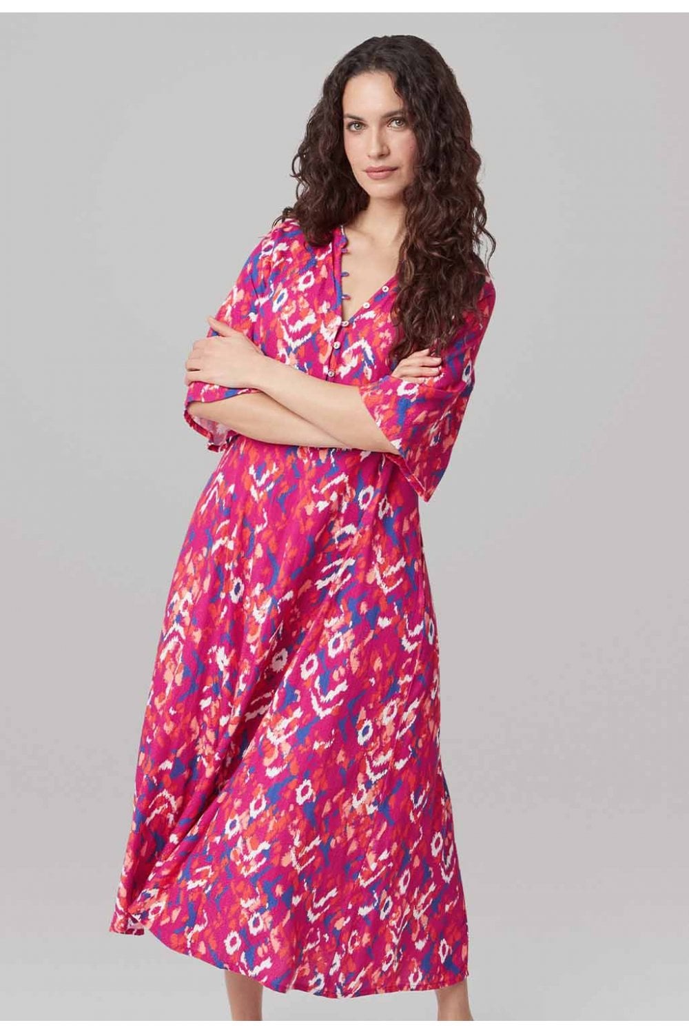 ANJA DRESS PARADISE PRINT | COL=MULTI