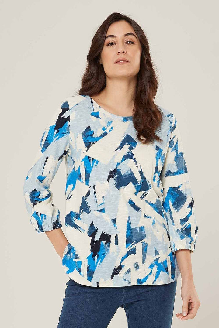 ARIEL BLOUSE | COL=BLUE