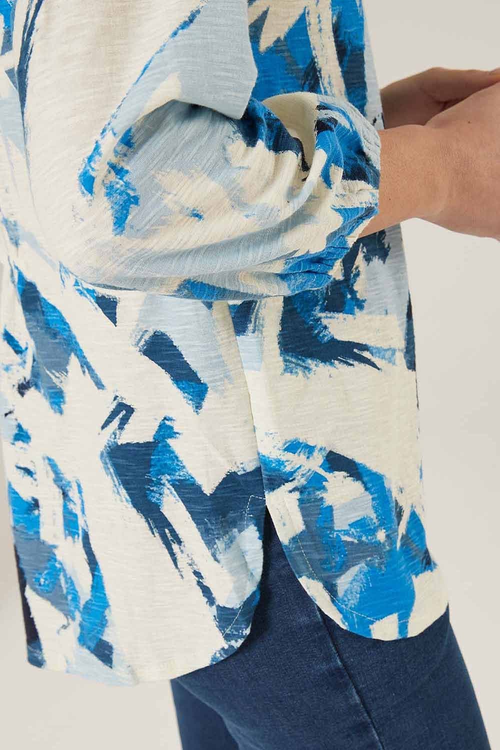 ARIEL BLOUSE | COL=BLUE