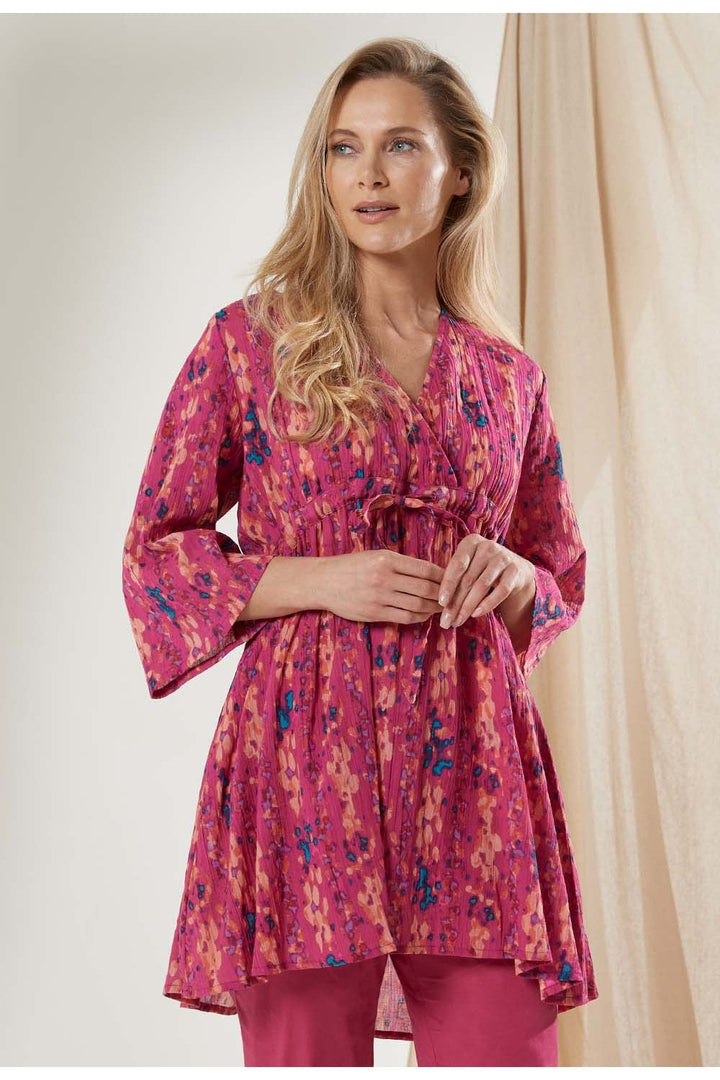 ARUBA TUNIC GALA PRINT | COL=MAGENTA
