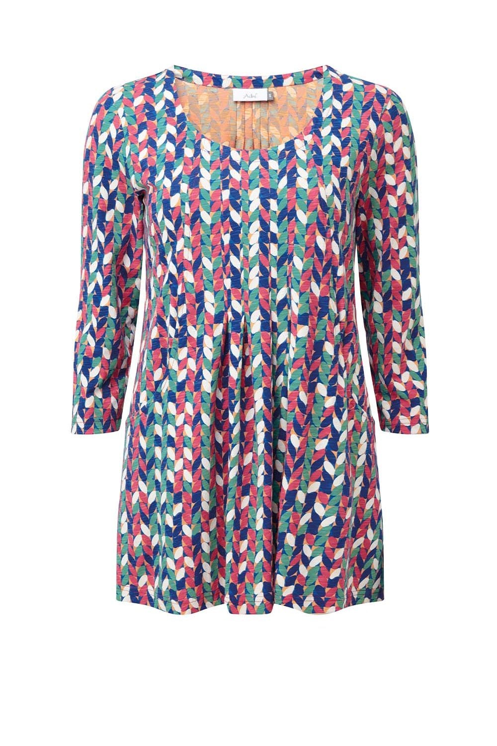 ASHLEY TUNIC SEVILLE PRINT | COL=TANGERINE