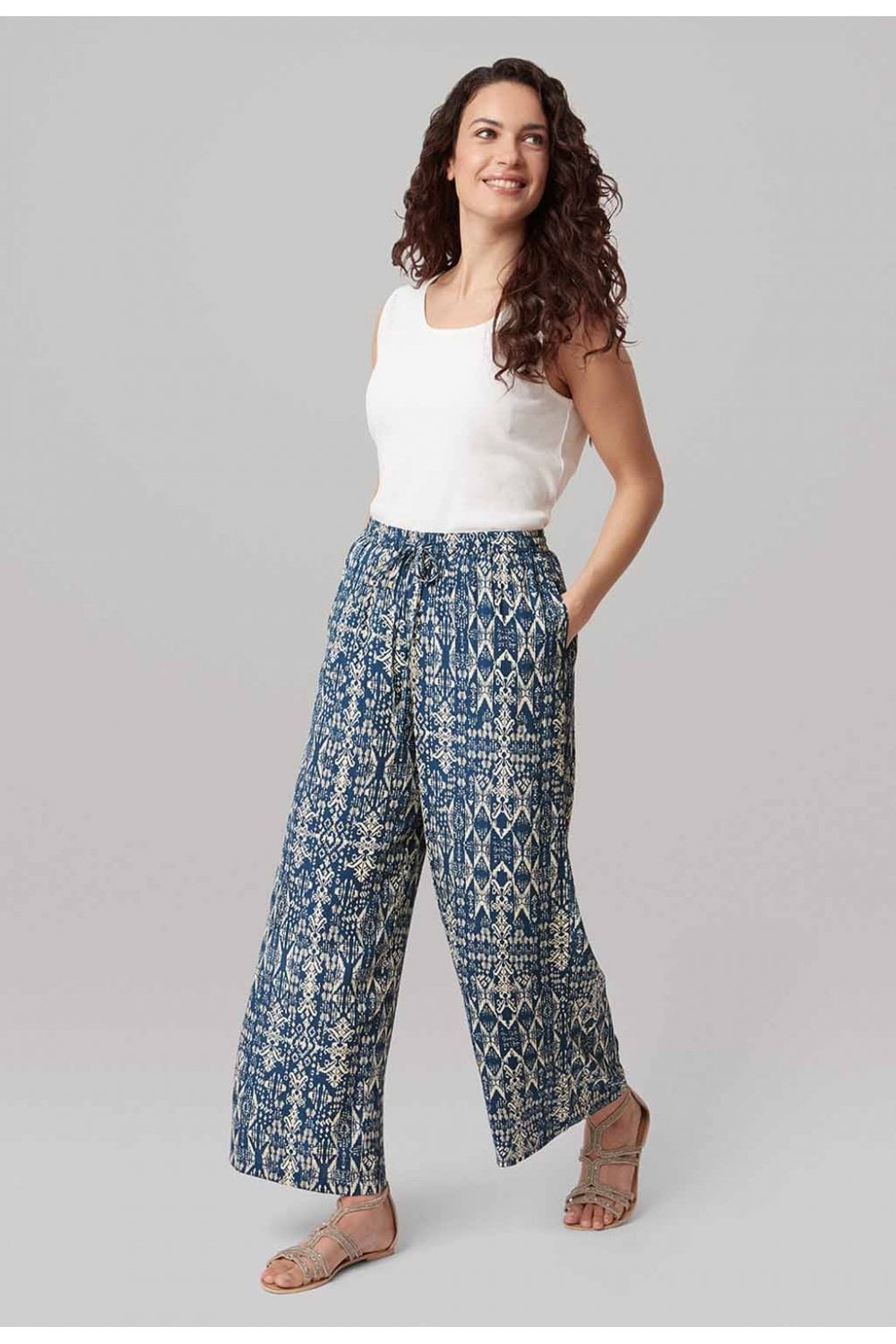 ATZI AZTEC TROUSER | COL=NAVY