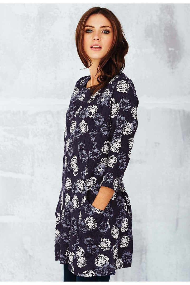 AUDREY TUNIC ROMEO PRINT | COL=PARIS BLUE