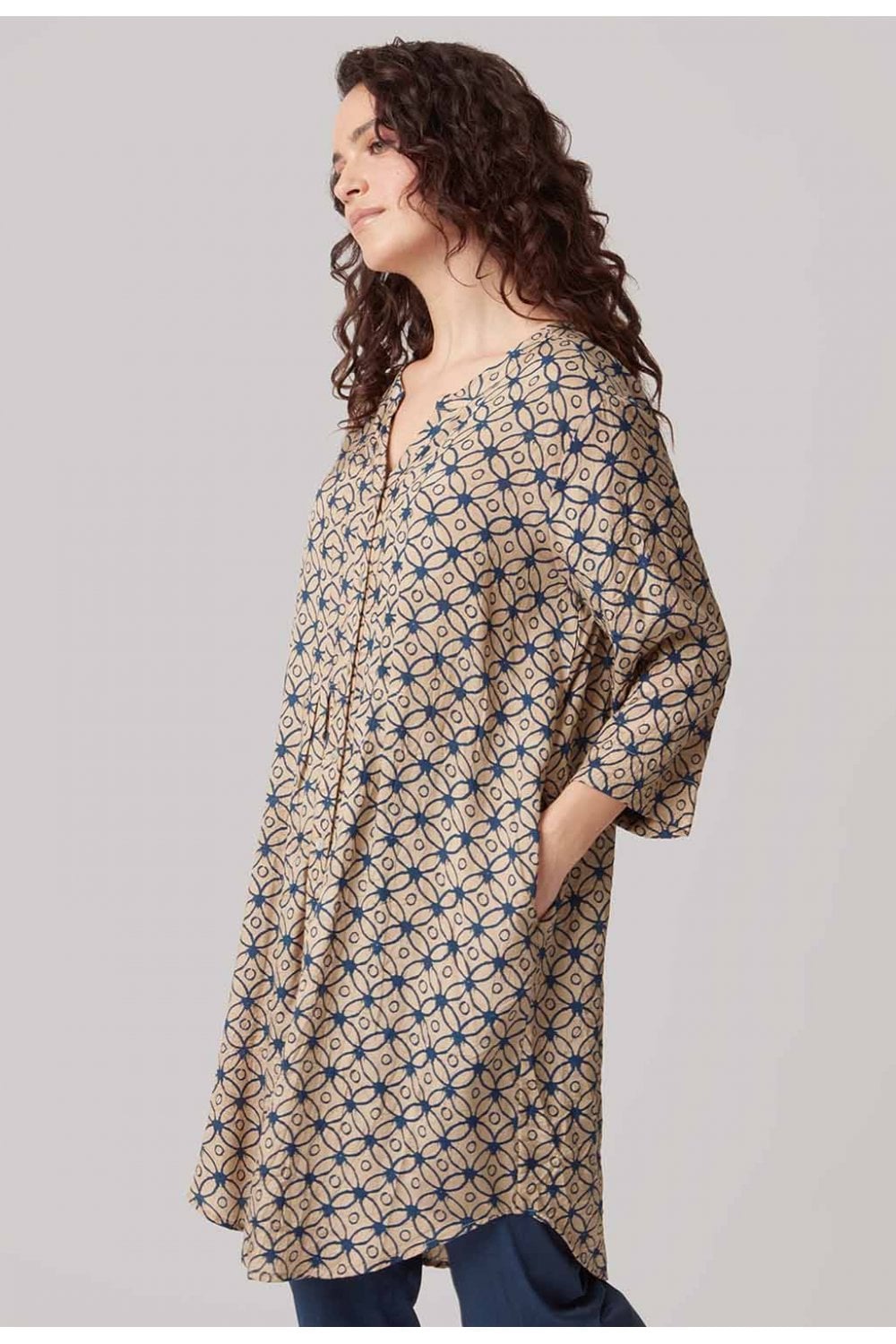 BAY TUNIC DRESS | COL=STONE