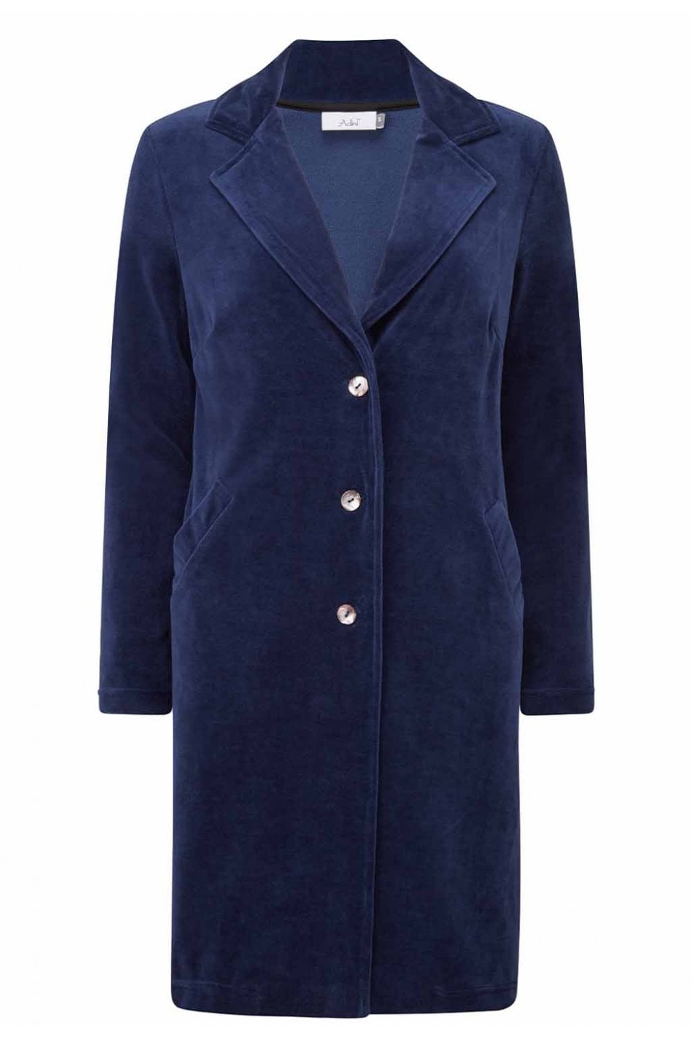 BEKA VELVET COAT | COL=SAPPHIRE