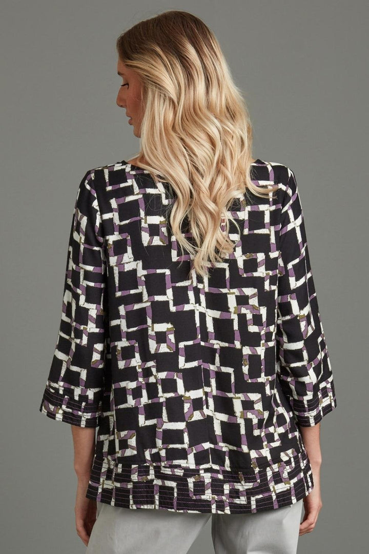 BRENDA TUNIC | COL=BLACK
