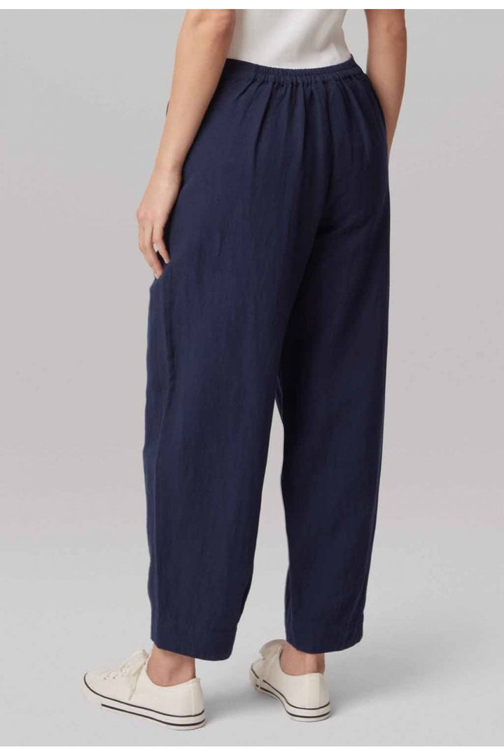 CAITLEN LINEN TROUSER | COL=NAVY
