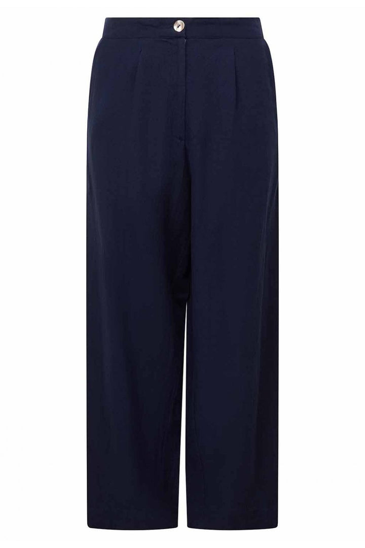 CAITLEN LINEN TROUSER | COL=NAVY