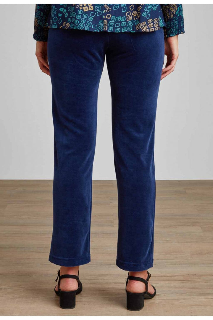 CARI VELVET TROUSERS | COL=SAPPHIRE BLUE