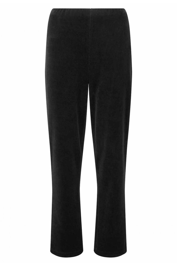 CARI VELVET TROUSERS | COL=BLACK