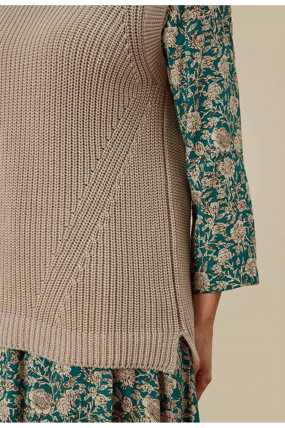 CASSIE KNITTED TANK | COL=BUSCUIT