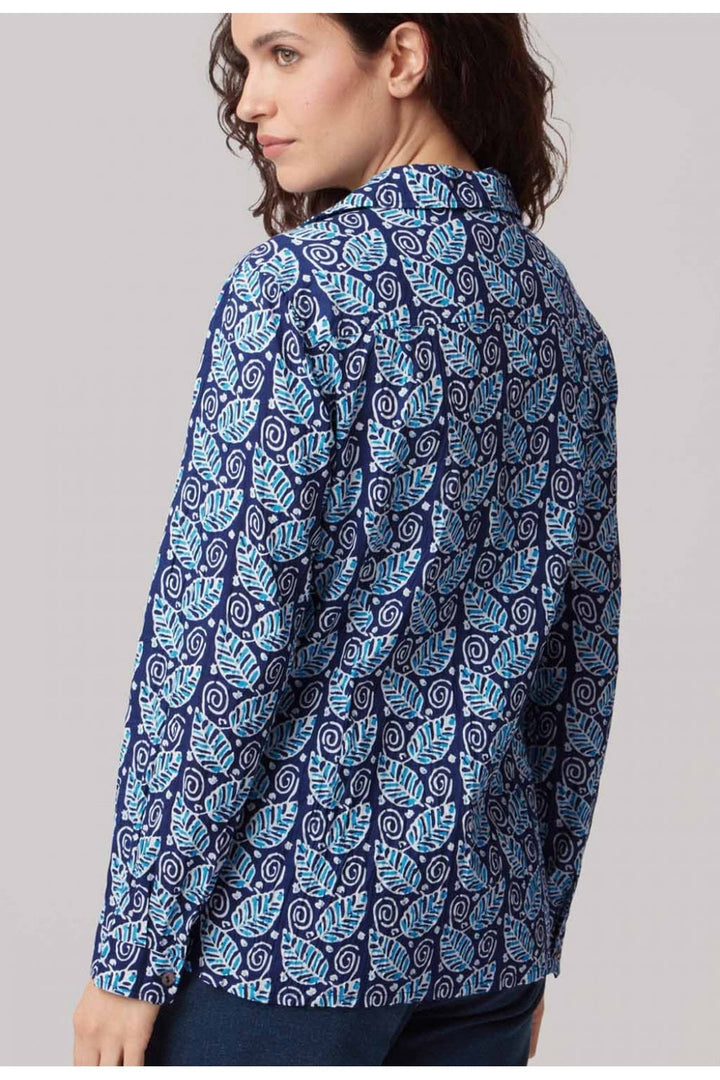 CEANA CRINKLED SHIRT | COL=BLUE