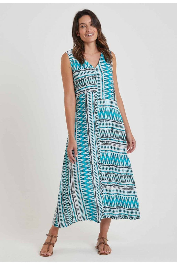 CELINA DRESS | COL=AQUA