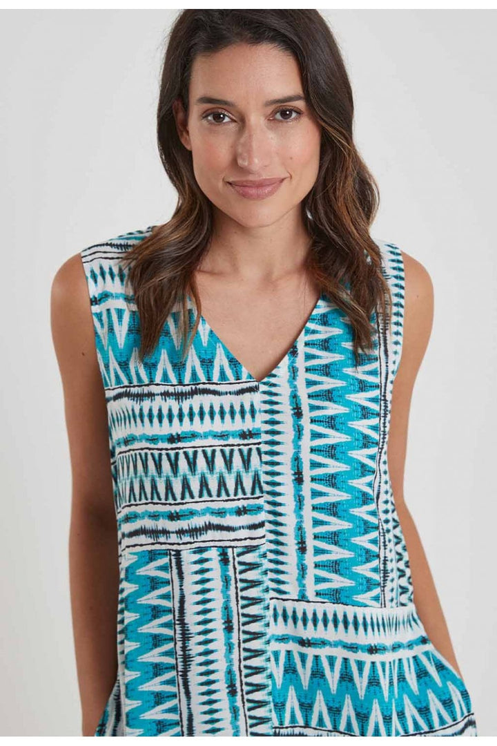 CELINA DRESS | COL=AQUA