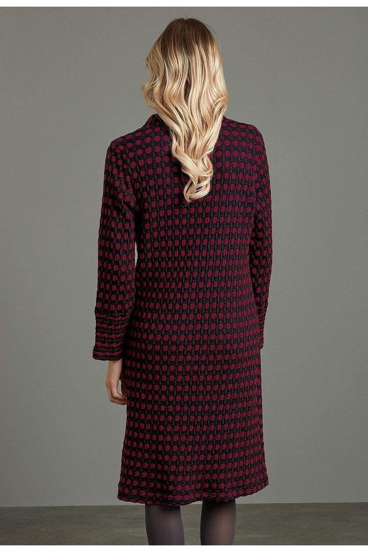 CHARLIE DRESS BUBBLE WEAVE | COL=PINK