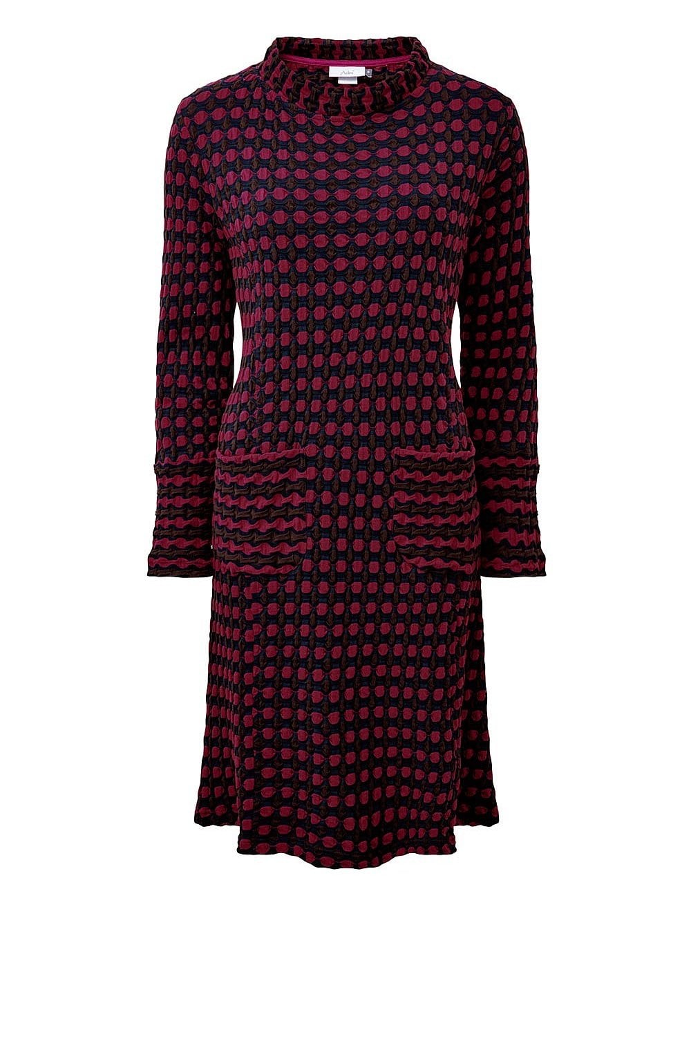 CHARLIE DRESS BUBBLE WEAVE | COL=PINK