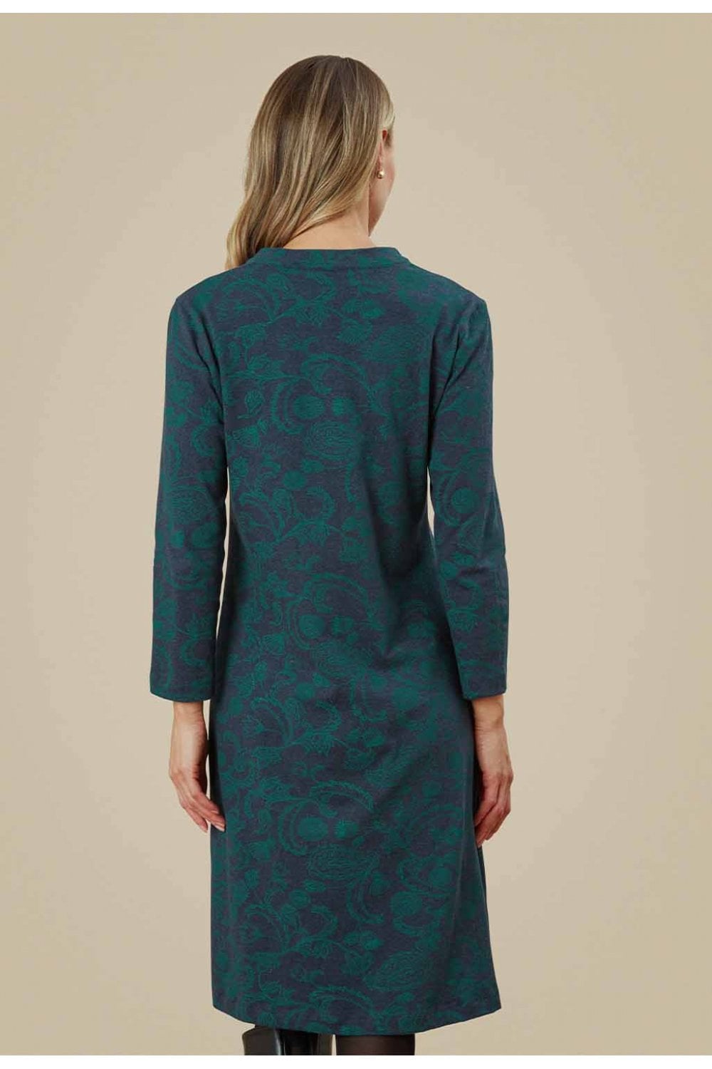 CHERRY DRESS | COL=TEAL