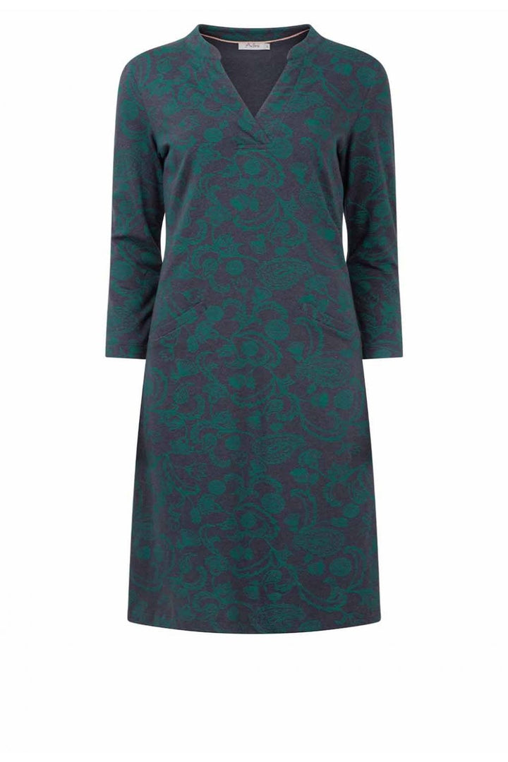 CHERRY DRESS | COL=TEAL